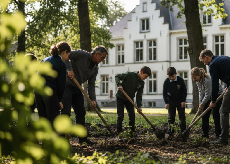 bedrijfsterrein vergroenen groene omgeving bedrijfsterrein, bedrijf groener, duurzaam